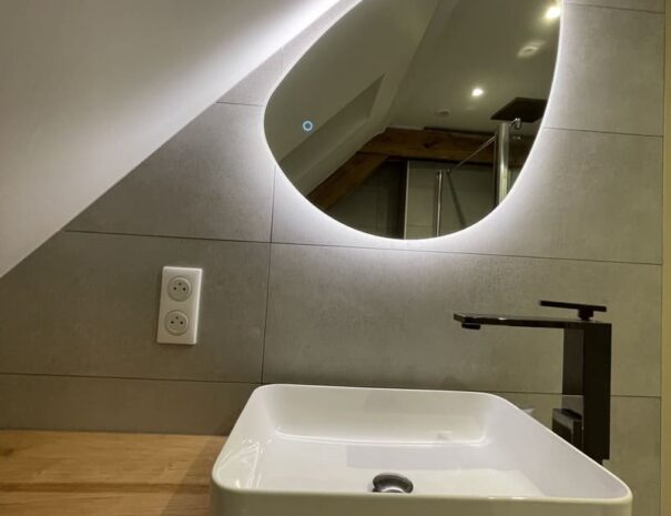 Salle de bain Chambre Betschdorf – hébergement à Hoffen, Alsace du Nord