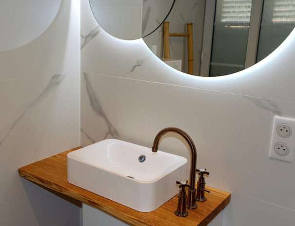 Salle de bain Chambre Hoffen – hébergement à Hoffen, Alsace du Nord
